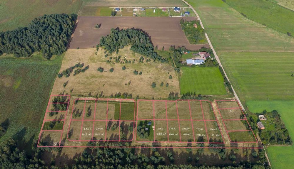 Działki nad jeziorem, pod budowę Szkotowo