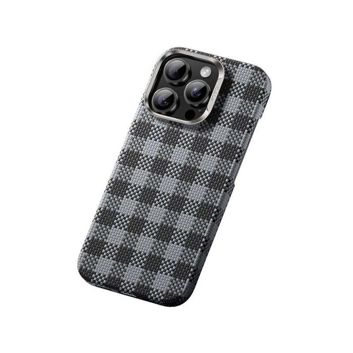 Benks Etui Magnetic Armor Vichy Kevlar do iPhone 16 Pro czarny