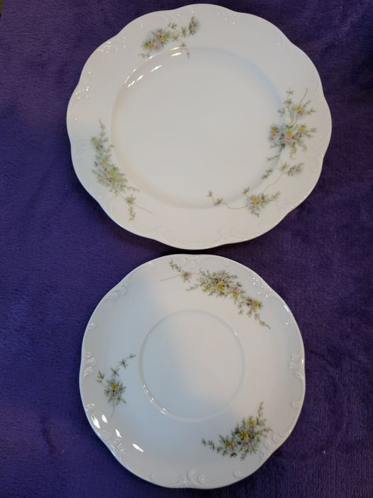 Serwis Rosenthal Classic Rose Monbijou Grün Ranke.