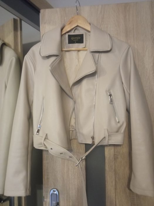 Nowa ramoneska eko skórka roz M butik