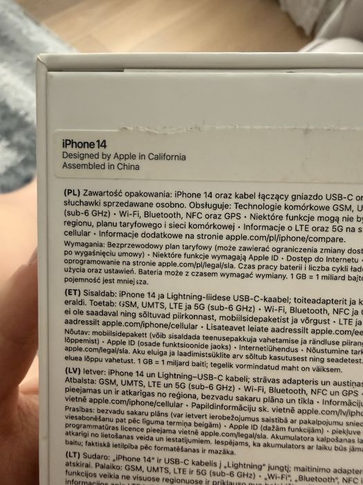 IPHONE 14, 128 G