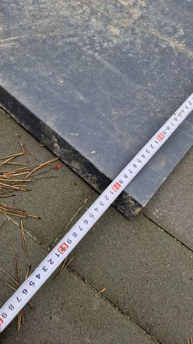 Obróbka blacharska czapka okapnik blacha antracyt grafit