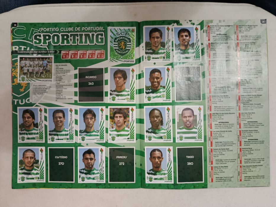 Caderneta FUTEBOL 2006/07 (235 Cromos)