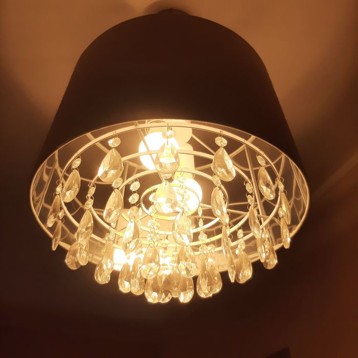 Lampa sufitowa wisząca 2xE27 4 sztuki, stan bardzo dobry