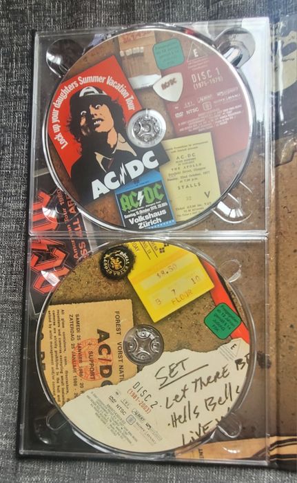 DVD 3 discos completos AC/DC PLUG ME IN edição de colecionador