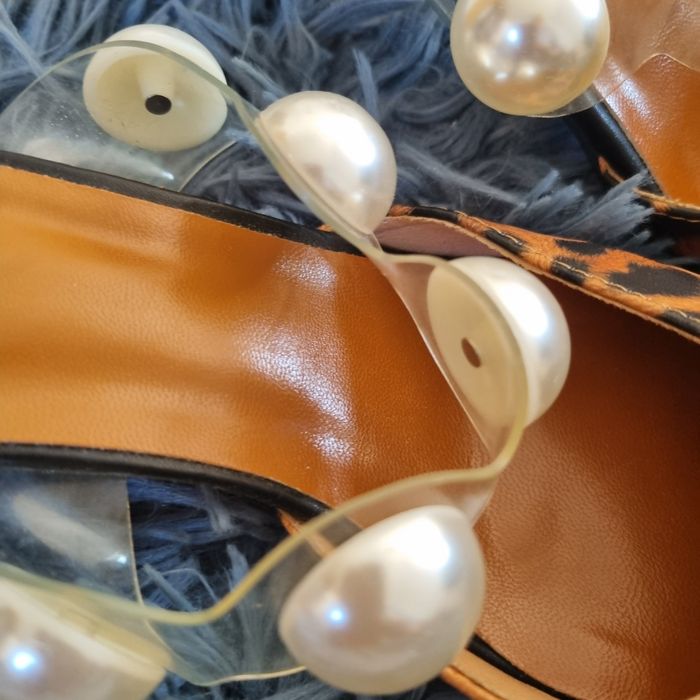 Buty panterka I perły 38