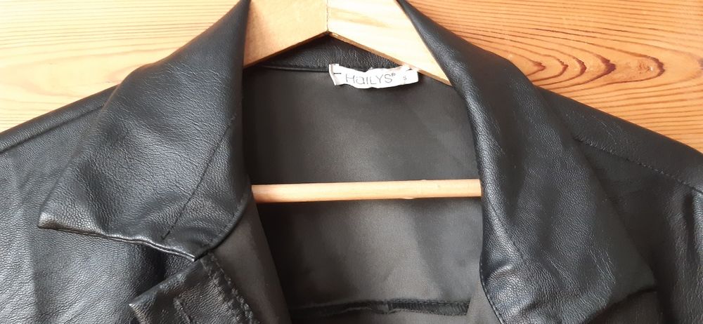 2xKoszula- jeansowa Stradivarius, i czarna skorzana