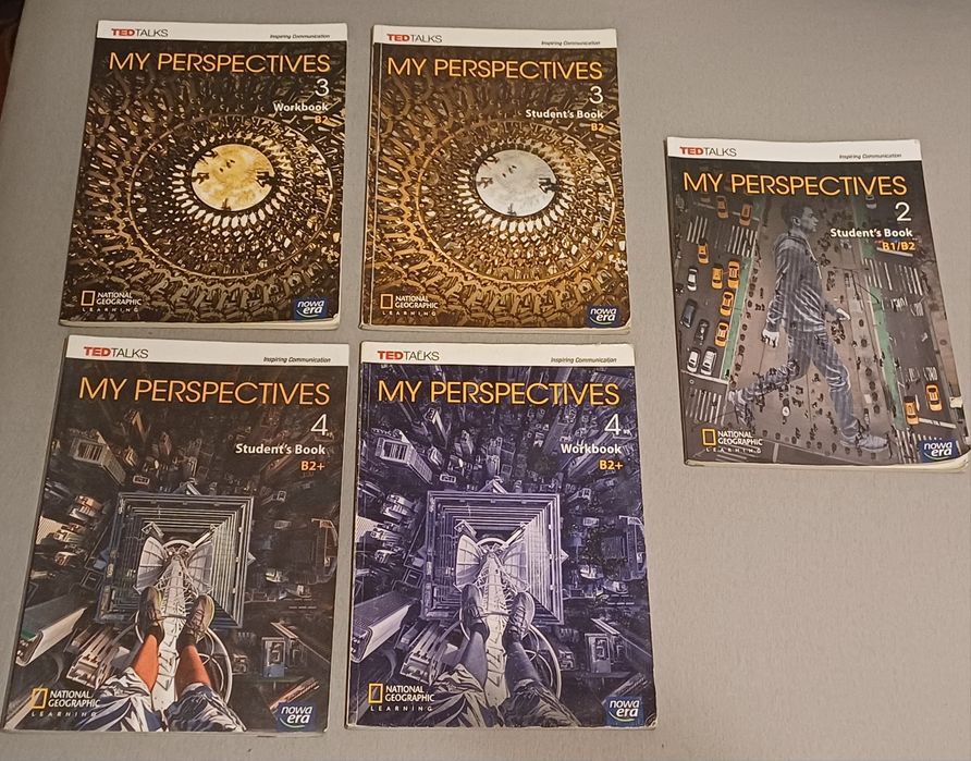 Zestaw podręczników i ćwiczeń do języka angielskiego