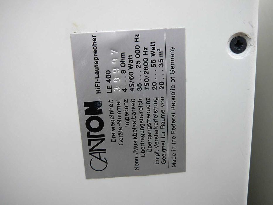 Kolumny CANTON LE-40  vintage