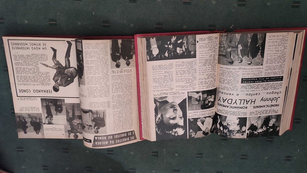 28 Revistas Plateia encadernadas em 2 volumes