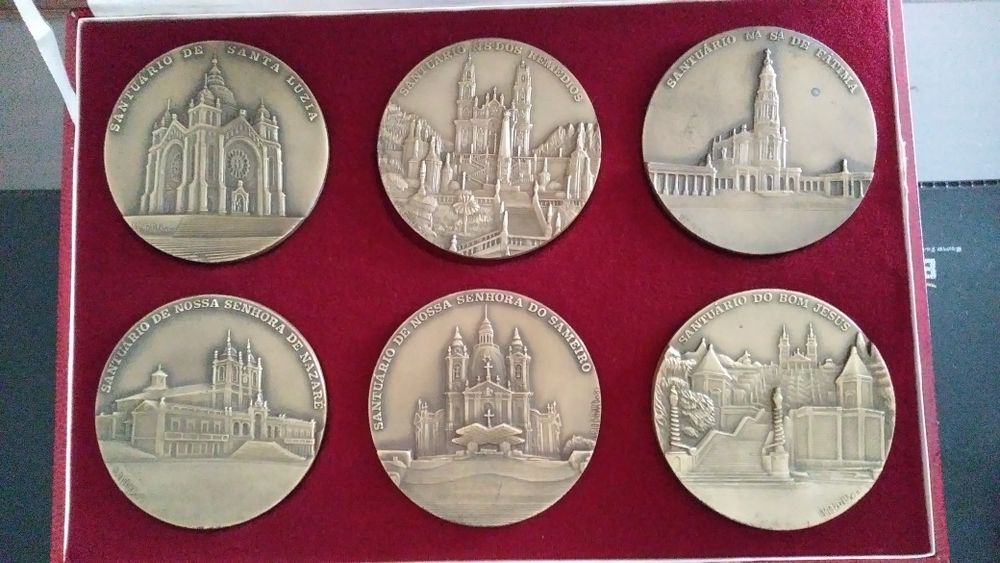Medalhas dos principais Santuários