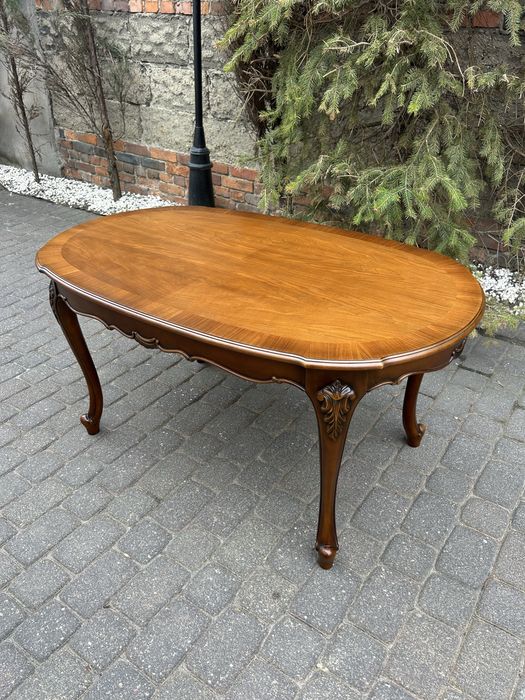 Stylowa Ława Ludwikowska Ludwik Warrings Stolik Kawowy Po Renowacji