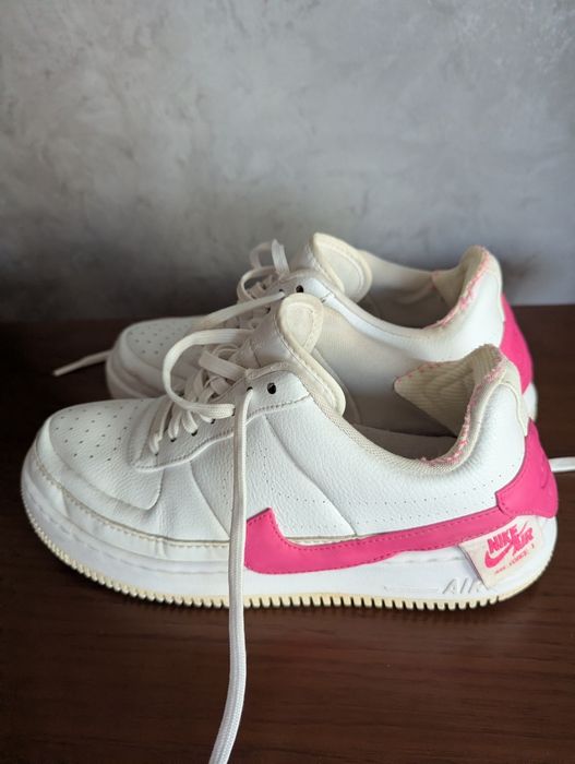 Кросівки білі рожеві Nike air force Jester 41