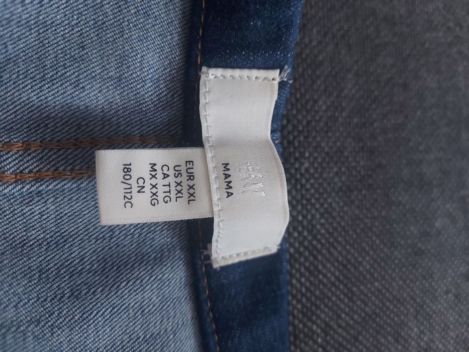 Jeansy ciążowe H&M XXL