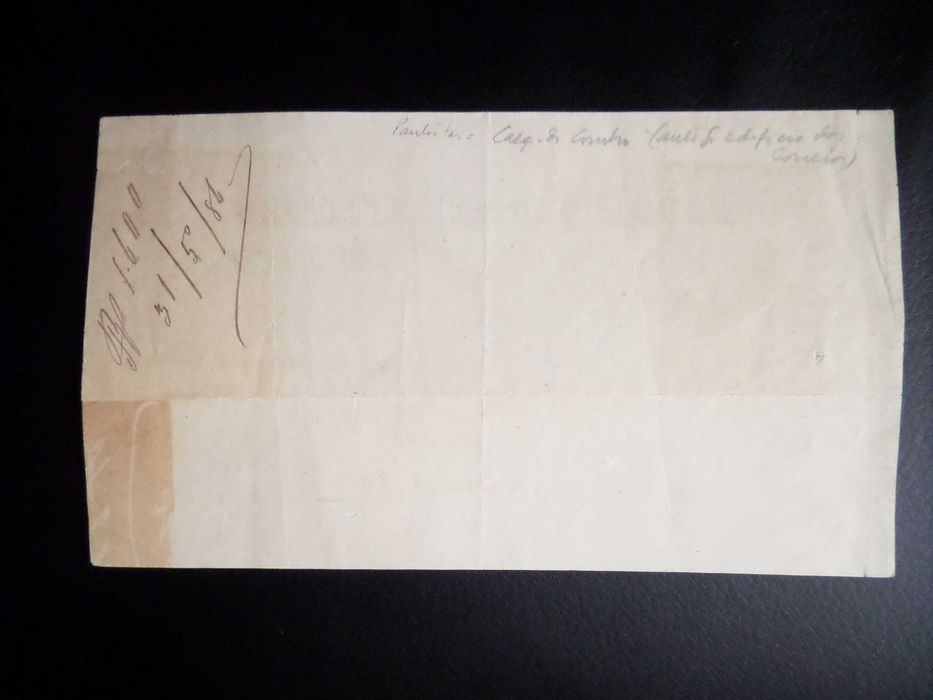 Documento / Manuscrito  , ano 1886 - 'Revolução de Setembro'