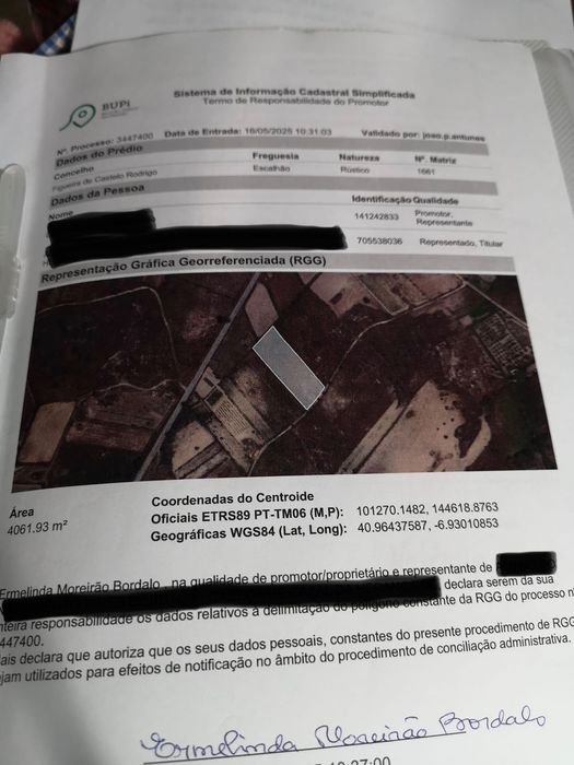 Terreno rústico Escalhão