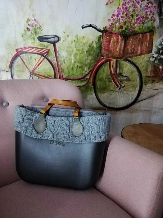 Szara opaska do torebki OBAG