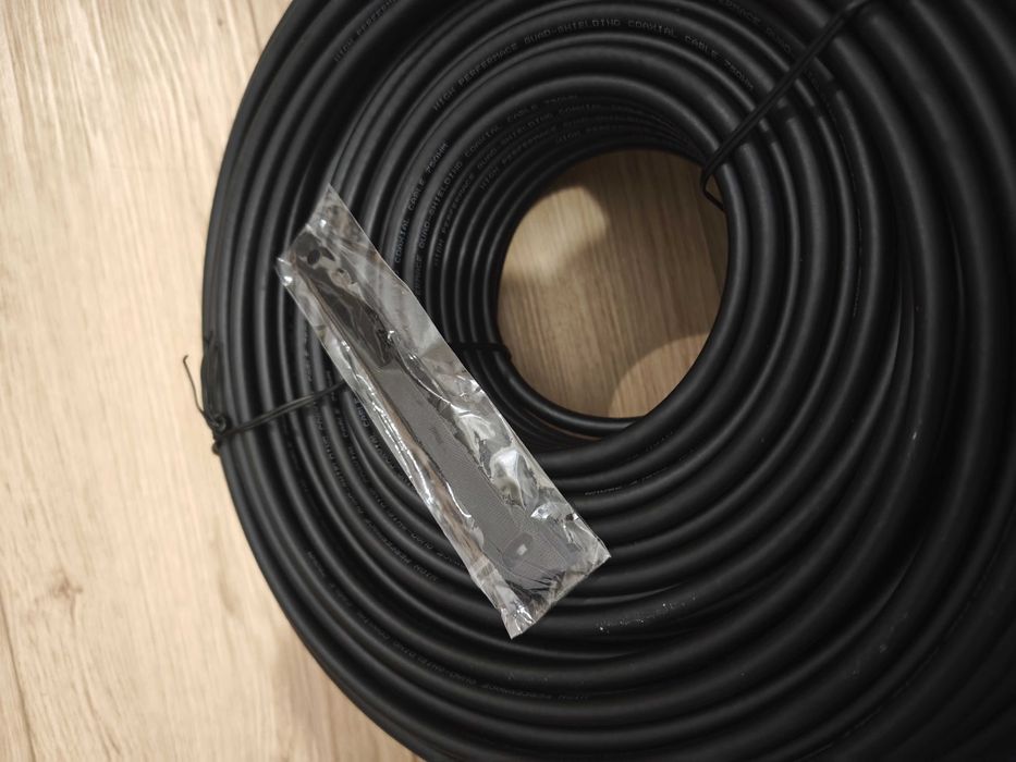 Kabel antenowy 70m Satelitarny Pozłacany