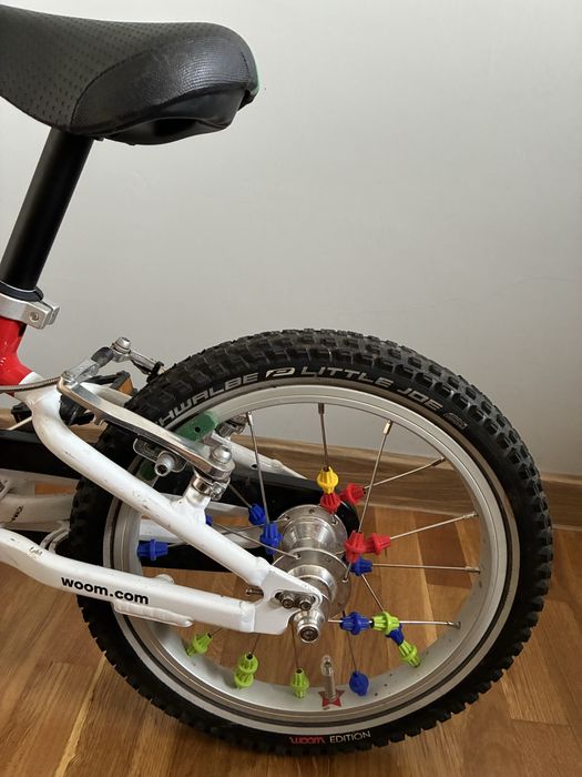 Rower dziecięcy Woom 2 czerwony aluminiowy