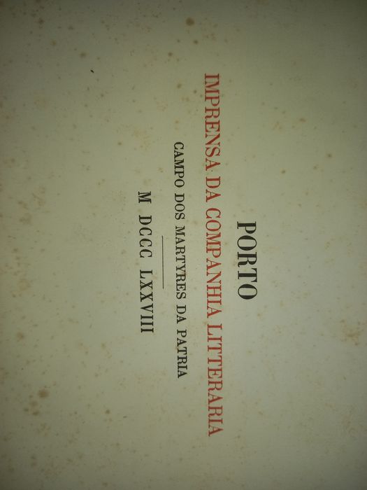 Livro raro volume 2 de 1878,século 19