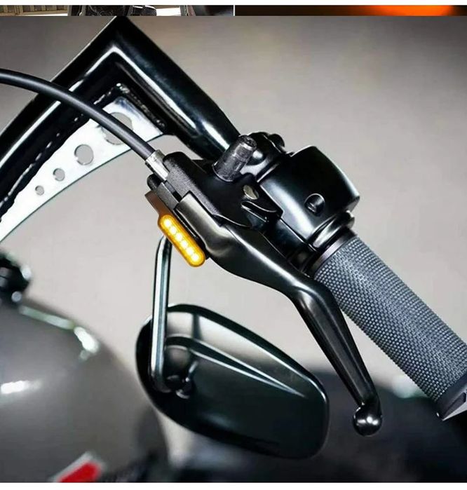 Luzes led piscas mota