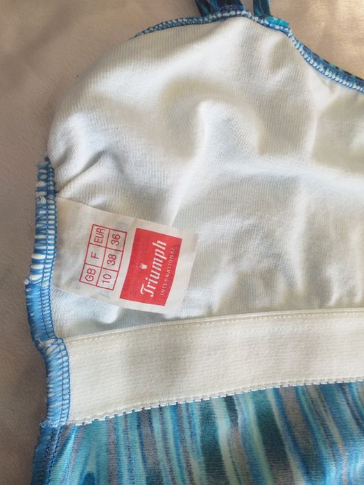 Strój kąpielowy Triumph 36 S niebieski jednoczęściowy