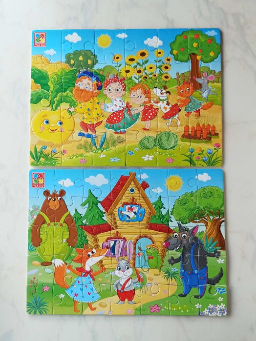 М'які пазли Vladi Toys Ріпка та Рукавичка по 24 елементи