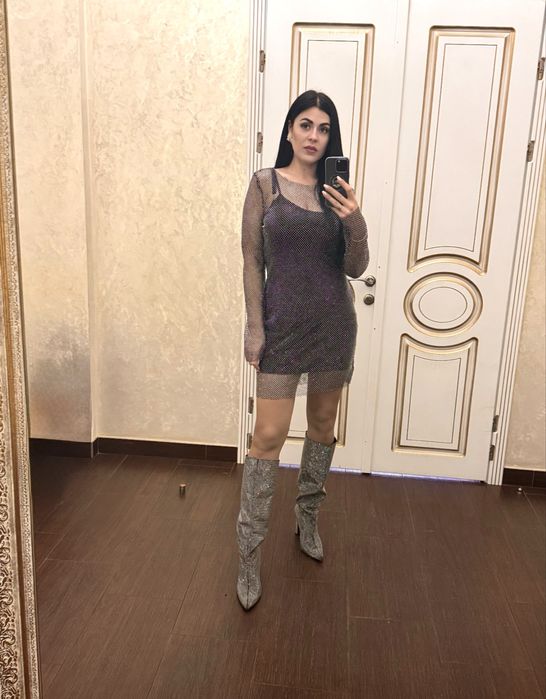 Сукня рлзмір м з підкладкою в камінцях