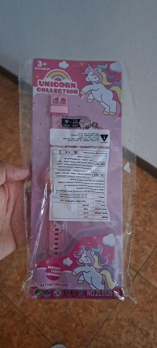 Relógio do Unicórnio com Luzes e Sons