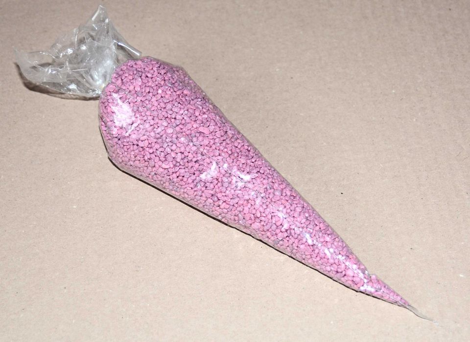 Piasek Grysik Dekoracyjny do Wazonów 350g Ciemny róż Grube ziarna