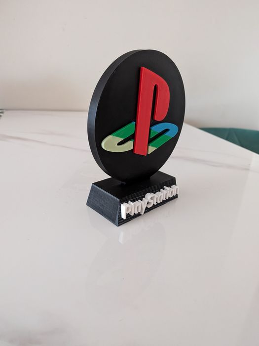Logo PlayStation druk 3D
