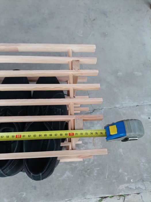 Regał półka na 10 par buty szafka drewniana