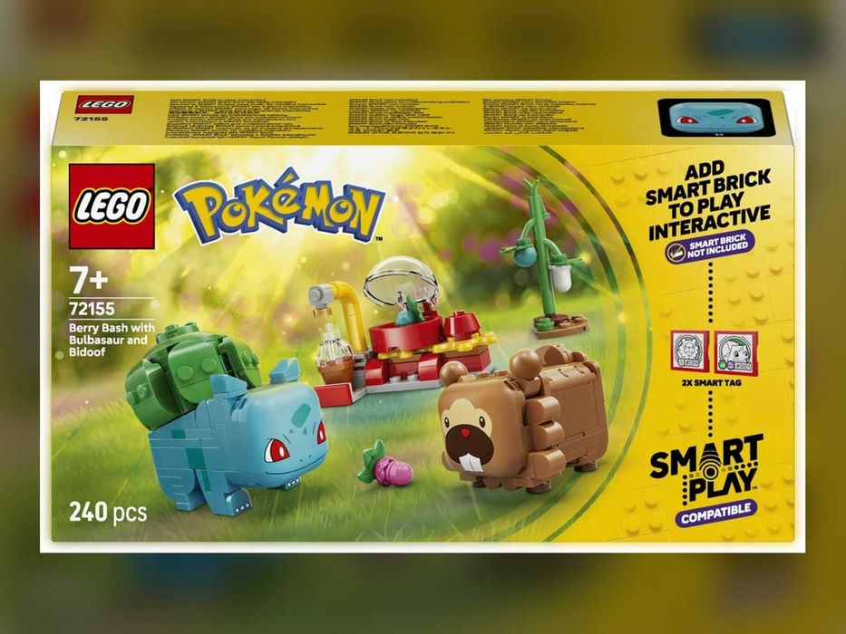 LEGO Pokémon SMART Play Bulbasaur Bidoof 72155