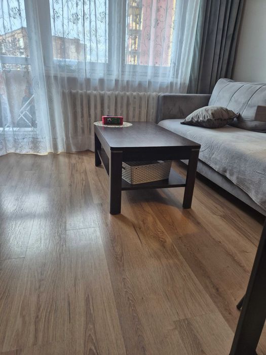 Zestaw mebli Voltera Helvetia venge 4 el.: komoda witryna barek ława