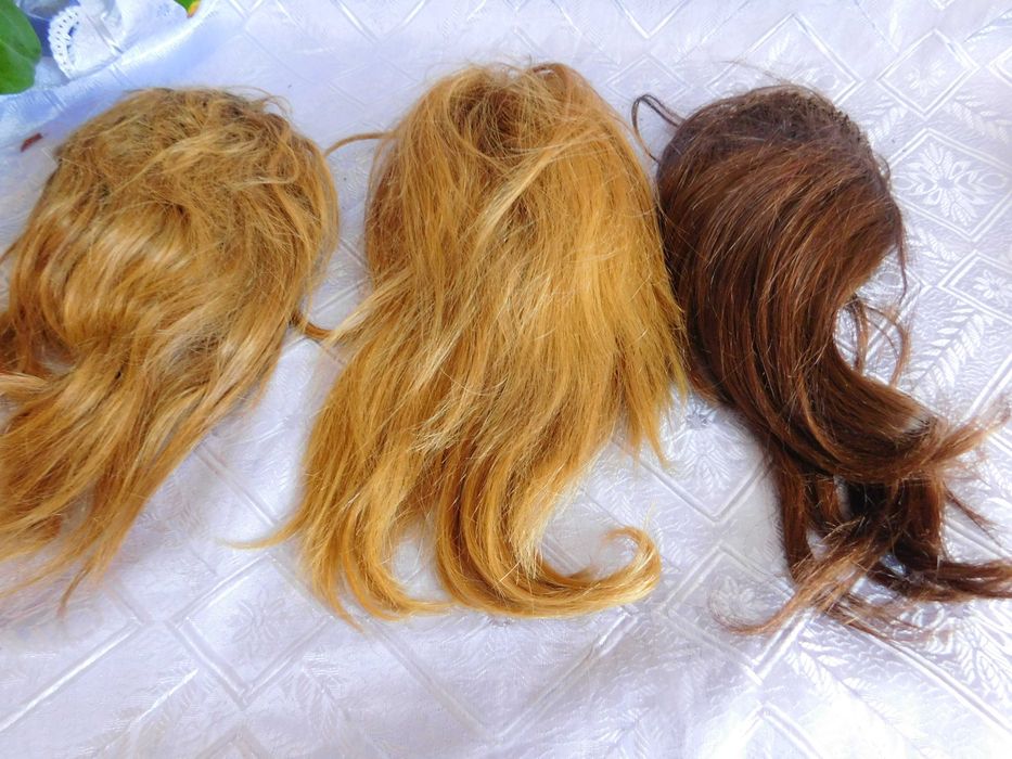 Натуральные волосы, шиньон,