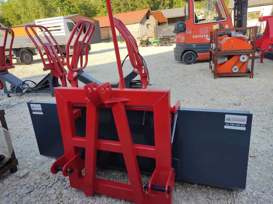 Łyżka na tył traktora łyżka z kiprem ręcznym na tył ciągnika NOWA