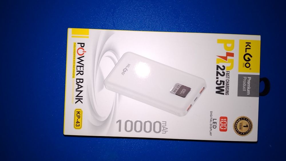 Зовнішній акумулятор .Powerbank 10000   22.5 W