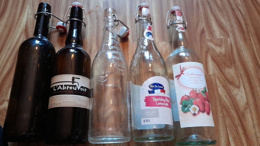 Butelki szklane z zakretkami tvist 750 ml-90 szt