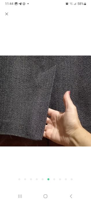 Спідниця прямого сілуету з високою посадкою, на стегна-100 см