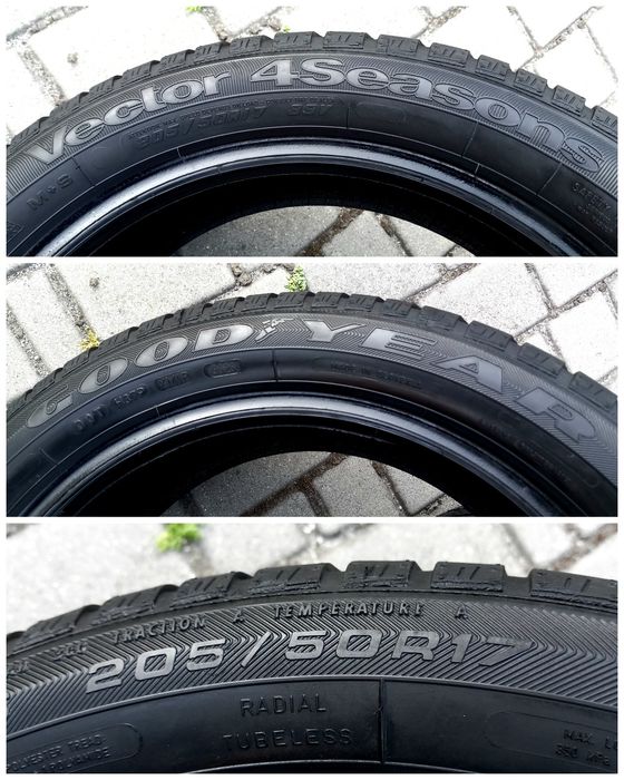 205/50 R17 GOOD YEAR 23рік 7мм Всесезон Пара