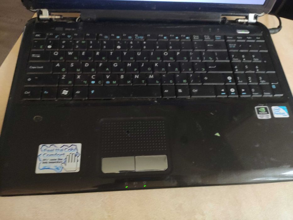 Ноутбук Asus K50IN, налаштований