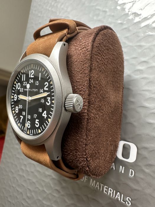 Hamilton Khaki Field Mechanical 38 mm bransoleta i pasek