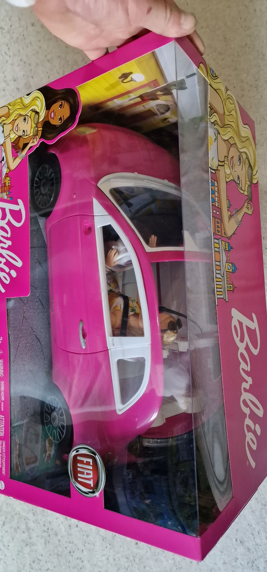 Barbie - Barbie Lalka + Fiat 500 GXR 57 Łagiewniki •