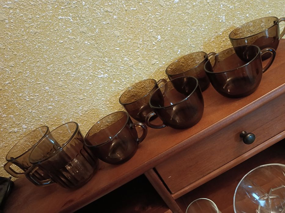 Zestaw Filiżanki Pucharki Kieliszki i inne