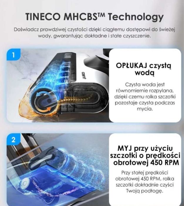 Nowy Tineco One S6 odkurzacz mop lepszy od hizero 2w1
