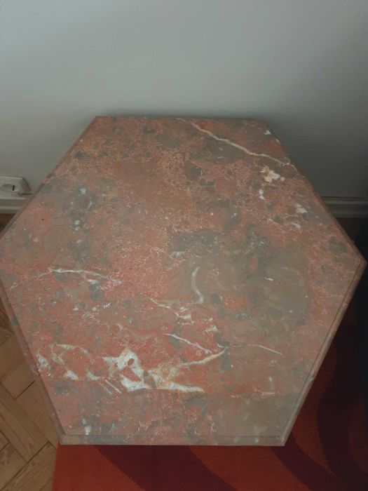 Antique coffee table with marble top64741033760898121