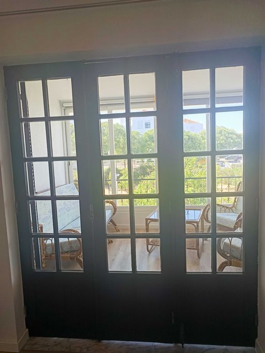 Conjunto de portas (2 conjuntos de 2 e 1 conjunto de 3)