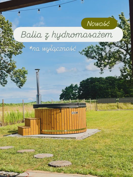„Fajny domek” letniskowy z balią na wylacznosc