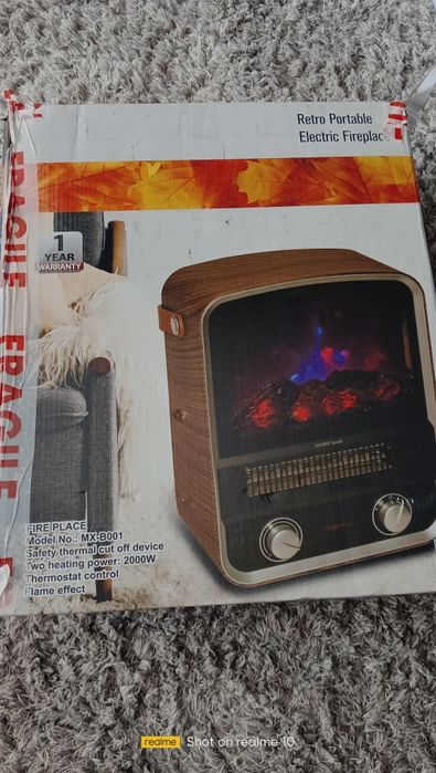 Kominek elektryczny grzewczy