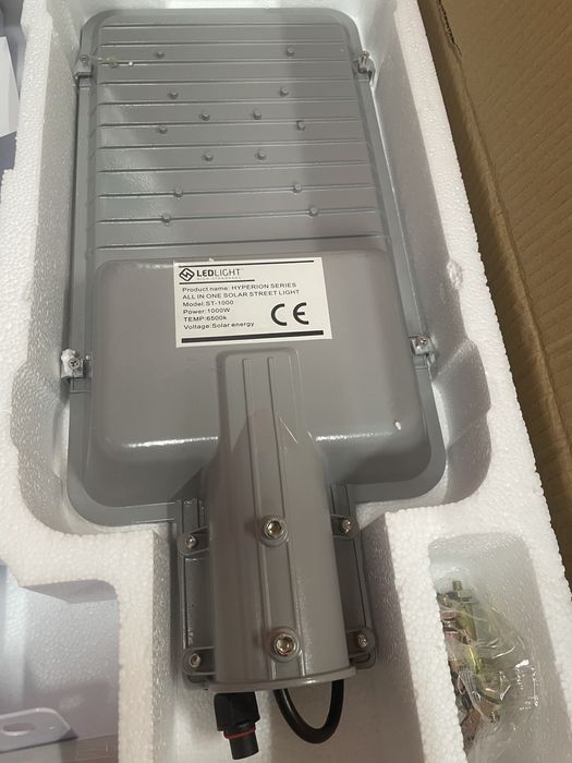 Lampa Uliczna, Solarna Led Ligh 1000W, latarnia uliczna HIT CENOWY